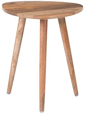 MH London Bond Triangle End Table - Exclusively Designed Small Side Table. Hand Crafted - Wooden Table - Contemporary Design for Small Side Table for Bedroom and Living Room