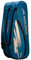 HUNDRED Cosmogear Badminton Kit-Tasche (Teal Green) | Doppelter Reißverschluss | Tasche mit Reißverschlusstasche vorne | Material: Polyester | Gepolsterte Rückengurte | Einfacher Tragegriff