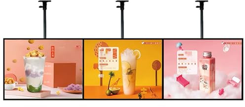 FXNFXLA Caja De Luz LED De Aluminio a Presión Delgada LED, Soporte para Letrero Iluminado, Caja De Luz LED Publicitaria para Montaje En Pared, Pantalla De Tablero De Menú con Retroiluminación LED