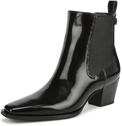 Sam Edelman Women's Ashtyn Ankle Boot Black Leather 8.5 M