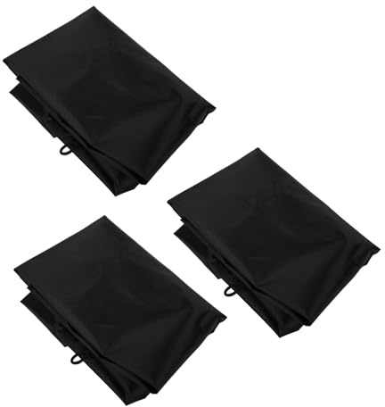 HOLIDYOYO 3pcs 55 Gallon Waterproof Oxford Fabric Rain Barrel Cover Sturdy Outdoor Bucket Protective Cover with Drawstring for Dust and Rain Protection