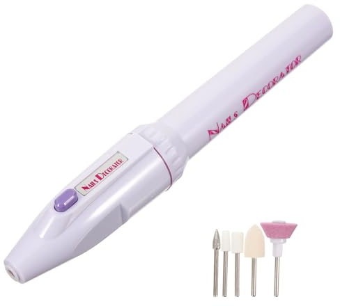 MERRYHAPY Taladro Eléctrico Portátil para Uñas Profesional para Manicura y Pedicura Máquina Pulidora para Acrílico y Gel Diseño Ergonómico Ruido para Uso Casa y Salones