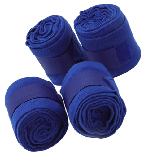 4 vendas para patas de caballo, vendajes de protección y soporte para piernas de caballo para entrenamiento de ejercicio