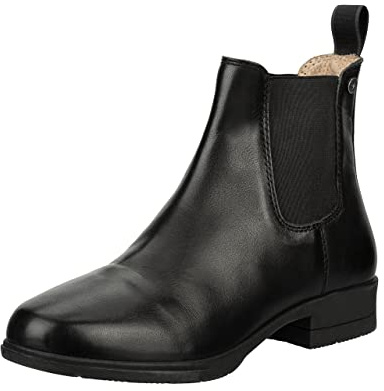 SUEDWIND© Chelsea stövletter Nova Jodhpur Classic | bekväma stövlar av äkta läder | ridsko slip stövlar | oxläder | Nova gummisula | mikrofoder | andas | fuktabsorberande, Schwarz, 42 EU