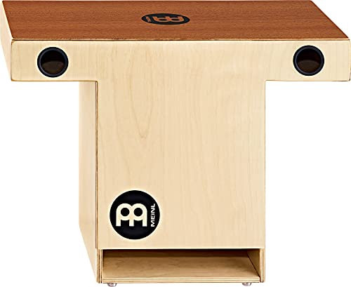 Meinl Percussion Turbo Slaptop Cajon - rückenschonende Trommelkiste mit Snare - Mahogany Schlagfläche (TOPCAJ2MH)