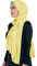 Lina & Lily Maxi Hijab Jersey Premium, Kopftuch Schal Turban für Muslimische Frauen (Gelb)