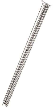 SPYMINNPOO 14G Fahrradspeichen mit Kappe, Edelstahl-Fahrradspeichen für 26-Zoll-Felgen, Road Mountain Downhill-Fahrrad-Reparaturteil (für 24 Zoll Felge)