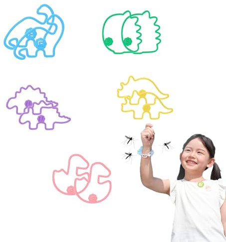 Pulseras Repelentes de Mosquitos,Pulsera Antimosquitos,Pulsera Repelentes de Mosquitos de Dibujos Animados,Brazalete Repelente Mosquitos e Insectos Adultos y Niños,Impermeables Ajustable (B)