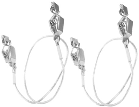Parliky Clips de Câble pour Fleuret d'Escrime en Acier Inoxydable Léger et Facile à Transporter, 2 Pièces pour Compétitions et Entraînements d'Escrime