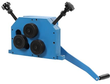 YUNRUX Macchina di piegatura manuale a 360 gradi con raggio di curvatura 70 mm in metallo, piegatrice per tubi in acciaio, piastra di ferro, strumento di piegatura in alluminio
