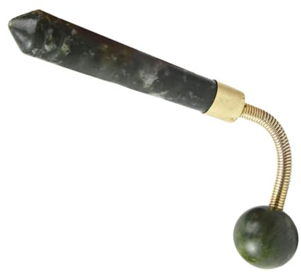 SHERCHPRY Martillo de Masaje de Jade Martillo de Masaje Manual para Relajación de Cuerpo Completo Casa o Gimnasio
