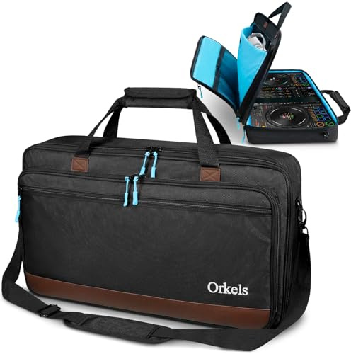 ORKELS DJ Controller Case for DDJ-FLX10, DDJ-GRV6, DDJ-REV5, DDJ-REV7, DDJ-FLX6-GT, DDJ-800, XDJ-RR, DDJ-1000SRT, RX, S8, DDJ SX, SX2, SX3, Inpulse 500 DJ Controller