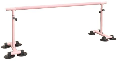 Barre de Ballet Portable pour Adultes à Domicile, Longueur 90 à 4 m, Robuste, idéale pour la Danse et Les étirements, avec Hauteur réglable.