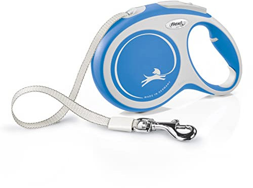 flexi® Comfort L Gurt 8 m blau, Roll-Leine für Hunde bis 50 kg
