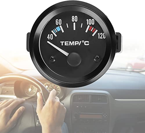 Manometro Temperatura Acqua, Indicatore della Temperatura Dell'acqua, Misuratore della Temperatura Dell'acqua Digitale con Sensore per La Maggior Parte delle Auto