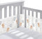 Bettumrandung Babybett,Baby Nestchen Bettumrandung,Kopfumrandung Babybett,Atmungsaktive Krippenumrandung,Babybett Atmungsaktiver Kollisionsschutz,Nestchen für Kinderbetten,Babybett Umrandungen