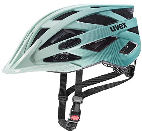 uvex i-vo cc - Leichter Allround-Helm für Damen und Herren - individuelle Größenanpassung - erweiterbar mit LED-Licht - Jade-Teal matt - 52-57 cm