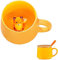Süße Sachen Keramik Füchse Kaffeetasse Teetasse Mit Deckel Löffel Lustige Tassen Geschenke für Frauen Kaffeebecher Porzellan 3D Tasse Personalisiert Cappuccino Tassen Beste Freundin Jahrestag Geschenk