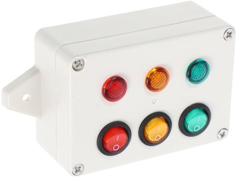 Milisten Lampe Montessori Travail Manuel Tableau D'activités LED Trois Couleurs Abs Sécurité Jouet Interrupteur Éducatif pour Tout-Petits Développement Motricité Fine sans Batterie
