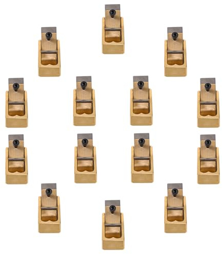 NUOBESTY Pialla da Liutaio Facile Utilizzo per in Ottone e Acciaio, Strumento Fatto a Mano per Strumenti Musicali in Legno