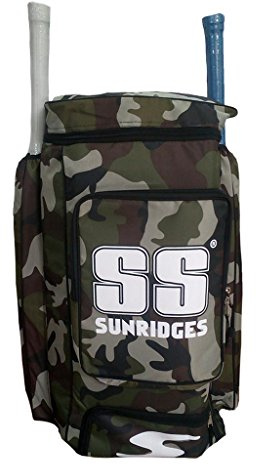 SS Camo Duffle Cricket Kit Bag | Light Weight with Attractive Design | Weather-Resistant | Spacious Storage | Comfort | Stylish and Sporty | Shoulder Straps | Special Bat Holder
