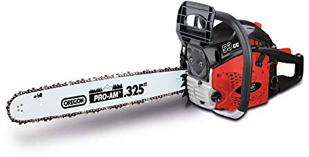 Scheppach Tronçonneuse Thermique CSP5300 | Moteur 2T puissant de 53cm3 | Chaîne et guide Procut 51cm | Lubrification automatique de la chaîne | Frein de chaîne intégré | Anti-vibrations & Légère