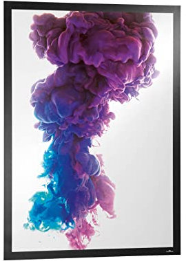 Durable Info-Rahmen Duraframe Poster A1, selbstklebender Plakatrahmen, UV-beständig, 1 Stück, schwarz, 505501