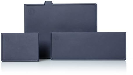 CHEF CUISINE Schneideunterlagen aus Kunststoff, 3er-Set, 32cm x 24cm / 32cm x 12cm / 16cm x 12cm, für jede Küche der optimale Begleiter, egal ob Veganes oder Fleisch