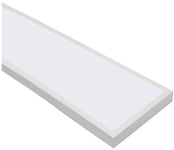JANDEI - Pannello da Soffitto LED di Superficie Retroilluminata 120 x 30 cm, Potenza 60 W, 5000 Lumen, Cornice Bianca, Driver Incluso... (Bianco Neutro 4200K)
