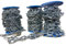 DIN 5685 Heavy Duty Hot Dipped Galvanised DIY Strong Short Link Steel Chain - 5 Meter, 4mm Galvanised