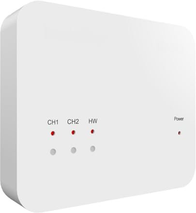 Heatmiser RF Switch V2-2 Channel Wireless Receiver Heating Hot Water - Use with Heatmiser NeoAir or Slimline-RF