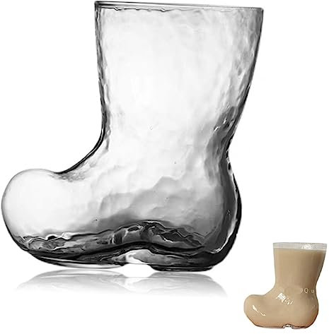 Cabilock Verre à Vin Forme De Transparent Verre à Boisson Original Pour Maison Et Fête Cadeau Pratique Et Décoratif