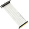 LINKUP - Ultra PCIe 4.0 X16 Riser-Kabel [RTX4090 RX6950XT x570 B550 Z690 Getestet] Geschirmte Vertikale Gaming-PCI-Express-Gen4-Montage | Umgekehrter GPU-Sockel (23cm) Entwickelt für ITX | Weiß