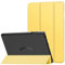 MoKo Case Fits All-New Amazon Fire HD 8 & 8 Plus Tablet (12/10th Gen, 2024/2022/2020 Release) 8, PU Leather Trifold Stand Cover with Translucent Frosted Backshell with Auto Wake/Sleep, Light Yellow