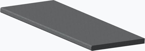 Margelle 60 cm grès cérame 2 cm épaisseur Largeur 25 cm Angles vifs (Gris Anthracite structuré)