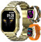 Homailida 3 in 1 Smartwatch Uomo con 3 Cinturini, Orologio Smart Watch Chiamate e Assistente Vocale, Notifiche Messaggi, 100+ Modalità Sportive IP68 Fitness Tracker per Android iOS