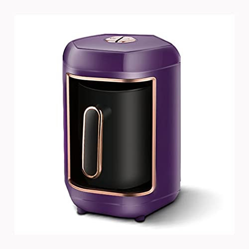XFZJCHAP GaRcan 600W Cafetera automática Cafetera eléctrica inalámbrica Cafetera Moka de Grado alimenticio Hervidor de café portátil (púrpura)