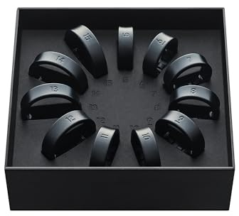 Samsung Galaxy Ring Sizing Kit, Ring Measurement Tool, Ring Sizes 5-15, Titanium Black