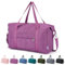 Narwey Faltbare Reisetasche Handgepäck Tasche Weekender Damen Herren, Easyjet Handgepäck 45x36x20, Klein Reisetaschen Tasche Handgepäck Flugzeug Travel Carry on Bag Sporttasche 25L (Dunkelviolett)
