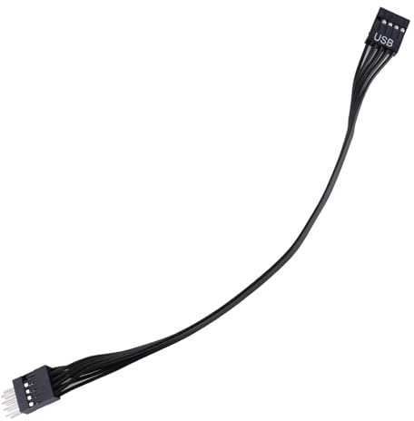 Cable alargador USB 2.0 de 9 pines para placa base (20 cm/30 cm/50 cm)