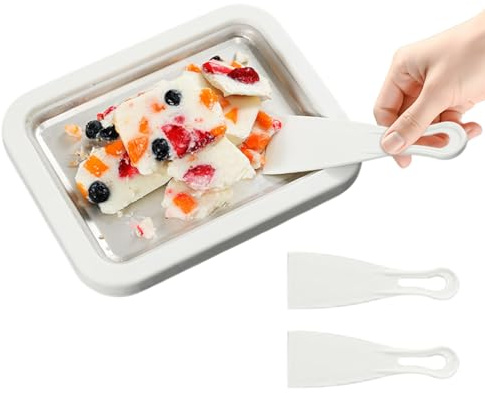 Rullmaskin, yoghurtrullbricka - med 2 spatlar ögonblicksmaskin - för hemmabruk i köket, fester, familjesammankomster utomhus, semester och matlagning