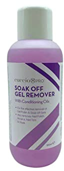 Cuccio Soak Off Gel Remover with Conditioning Oils 500ml, Purple