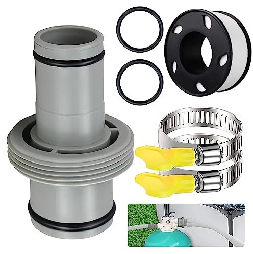 Poolschlauch 38mm Verbinder auf 32mm,Pool SchlauchverbinderPool Anschlussset 38mm,Poolschlauch Verbinder,Pool Schlauchverbinder Verlängerung