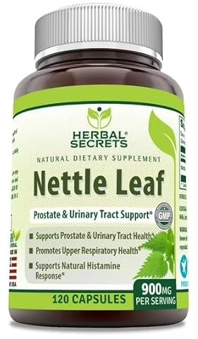 Herbal Secrets Nettle Leaf 900 Mg 120 Capsules Supplement | Non-GMO | Gluten Free | Made in USA