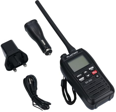 Plastimo VHF Radio Marine SX-350 handhållen flytande vattentät uppladdningsbar