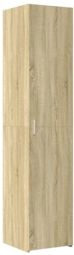 vidaXL Highboard, Sideboard for Hallway Living Room, Side Cabinet with Storage, Cupboard, Buffet Cabinet, Modern Style, Sonoma Oak Engineered Wood