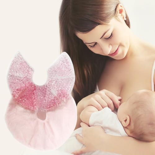 Brusttherapie Pads,Brust-Eisbeutel Stillstarter,3-in-1 Kühlpads Brust Stillen,Wiederverwendbarer heißer kalter Still Gel Pad,3-in-1 Breast Therapy,3-in-1 ThermoPerlen,Wiederverwendbar,Gefrierbar