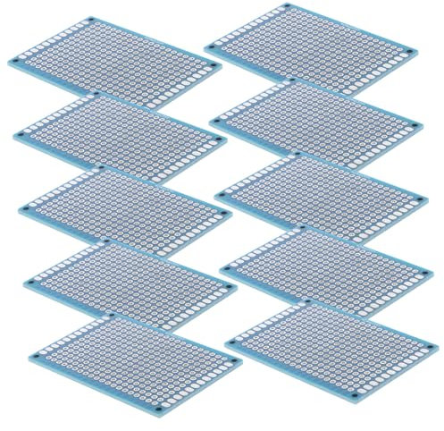 GETAJGHSD 10pezzi Schede Pcb Per Saldatura Doppia Faccia Per Progetti Elettronici e Sperimentazioni Compatte e Design Multifunzionale