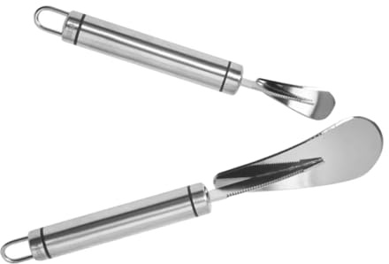 LOORGVEL Pelador de Cítricos 2 Piezas de Acero Inoxidable para Naranjas