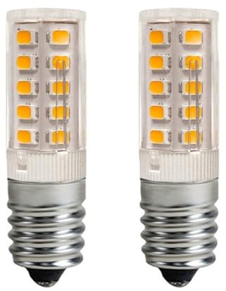 ZFFOZZ 2 Lampadine Piccole E14/E12/E17, AC85-265V 3W-9W, Luce Bianca Calda a Tre Colori Cangianti, Lampadina a Sospensione per Uso Domestico(E17-3W,White)